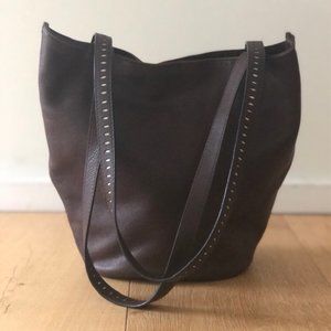 Bottega Veneta Brown Leather Shoulder Bag - Never Used